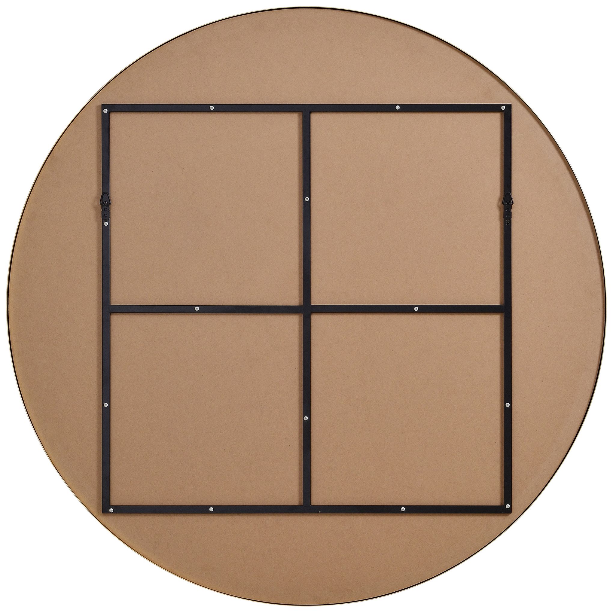 Image 6 Renwil Fragoso 48" Tall Round Wall Mirror, Yellow more views