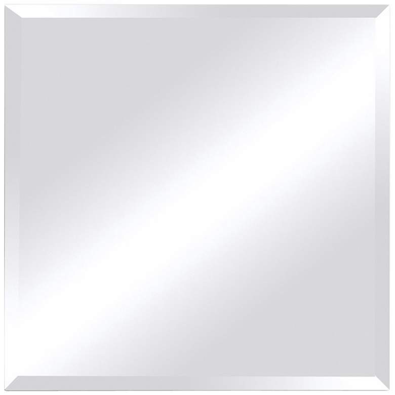 Image 2 Renwil Frameless Beveled 30" Wide Modern Square Wall Mirror