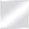 Renwil Frameless Beveled 30" Wide Modern Square Wall Mirror