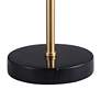 5_Renwil Gillian 17" High Iron Gold and and Black Marble Table Lamp more views