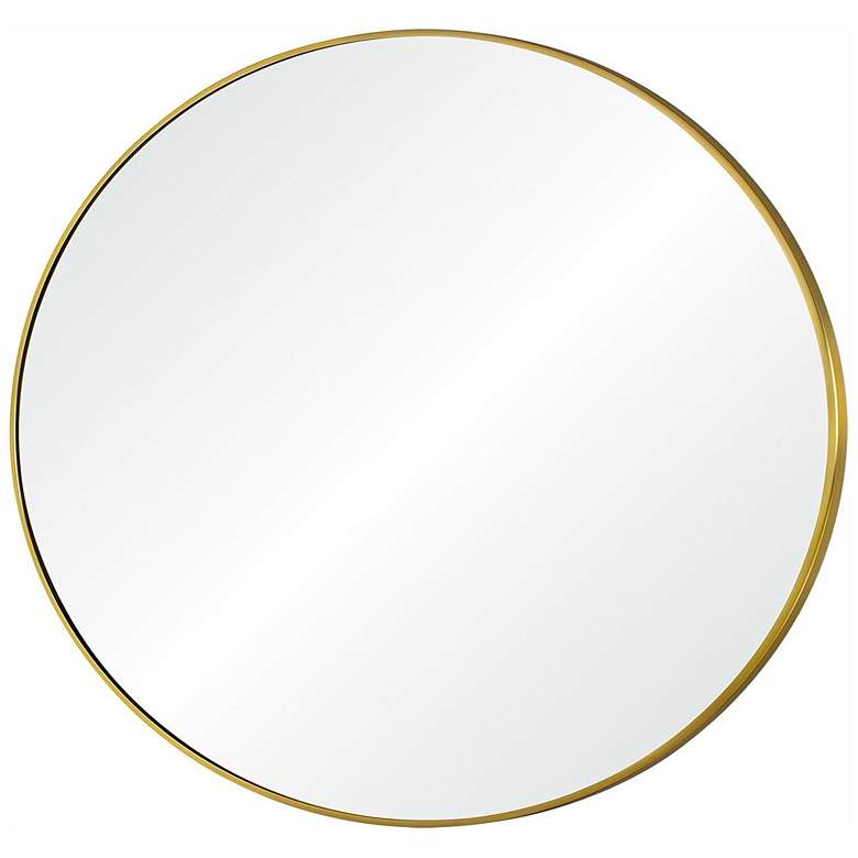 Image 4 Renwil Grady Iron Satin Brass Wall Mirror Dia-40 x 0.5 more views