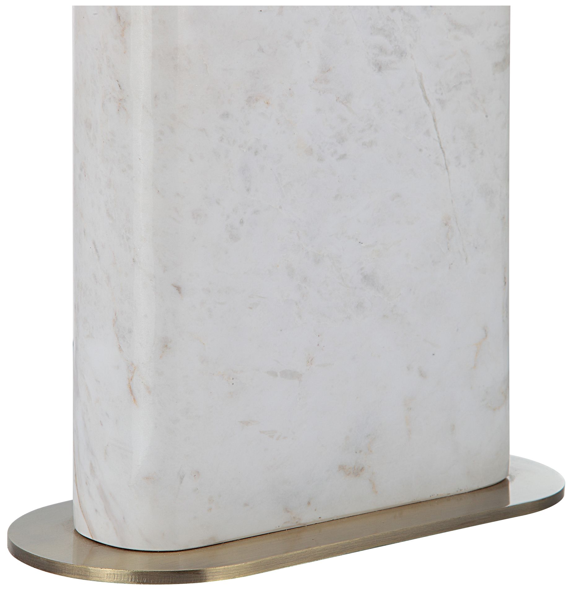 Image 5 Renwil Irisa 26 3/4" High Modern Natural Honed White Marble Table Lamp more views