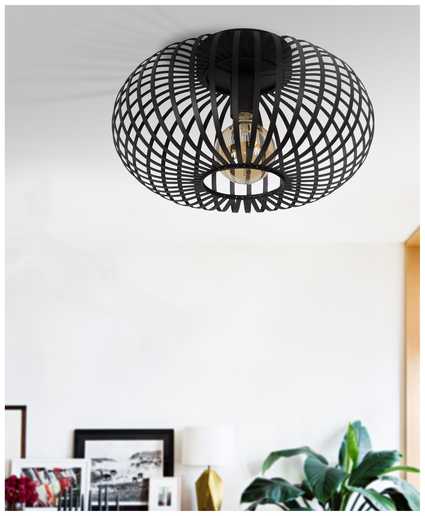 Image 2 Renwil Ivy Matte Black Ceiling Fixture more views