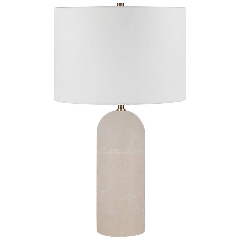 Image 1 Renwil Ixia 25" High Onyx Honed White Table Lamp