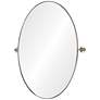 3_Renwil Jacinda Polished Nickel 24" x 30" Oval Wall Mirror more views