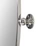 5_Renwil Jacinda Polished Nickel 24" x 30" Oval Wall Mirror more views