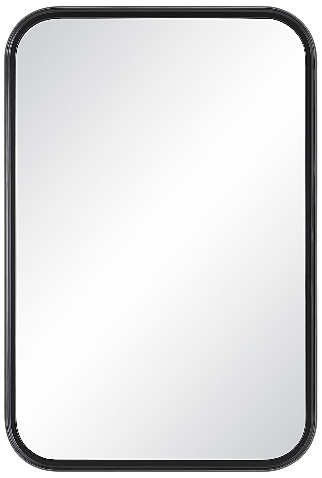 Image 3 Renwil Kaja 36" Tall Rectangle Wall Mirror, Black more views
