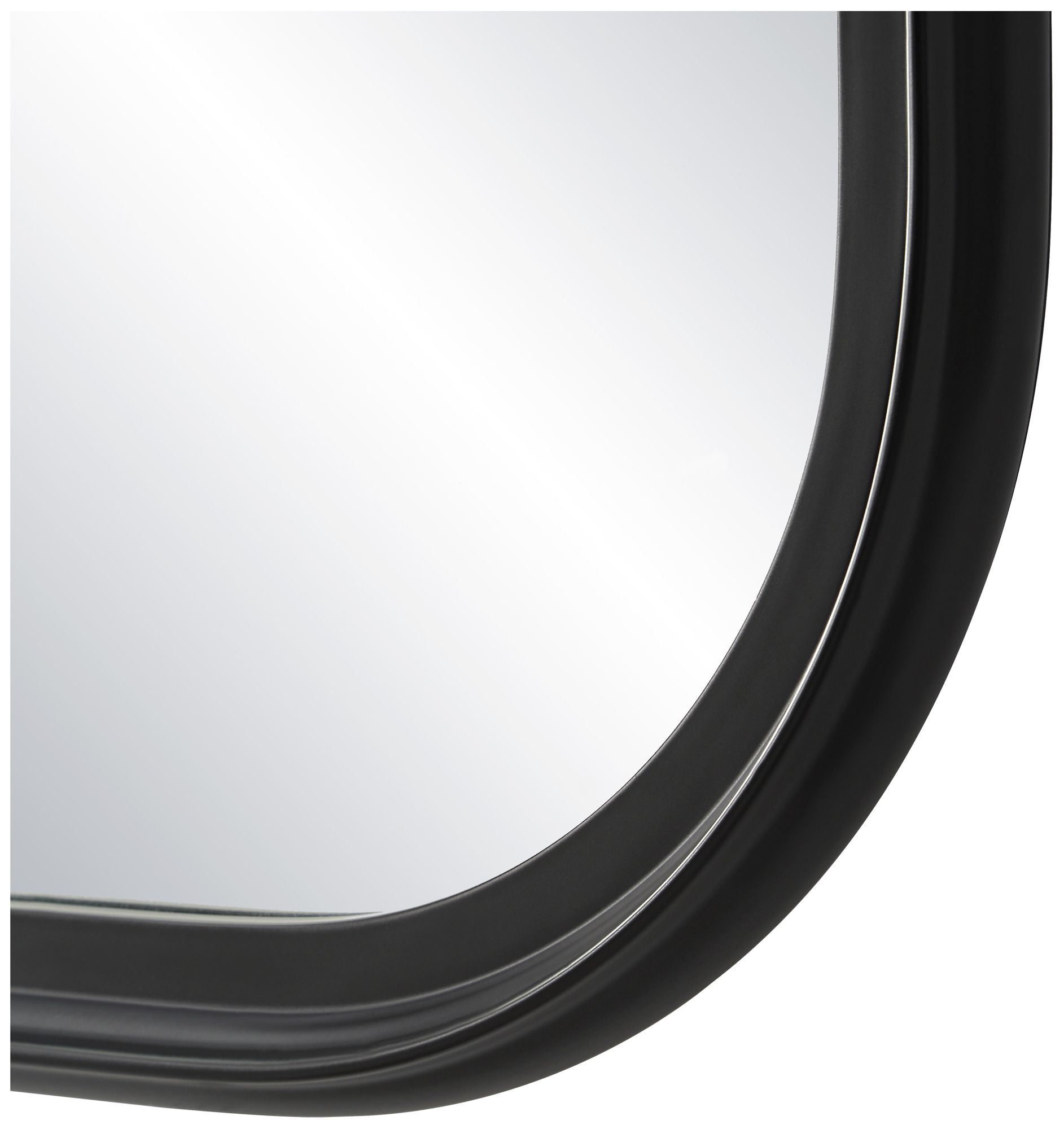 Image 4 Renwil Kaja 36" Tall Rectangle Wall Mirror, Black more views