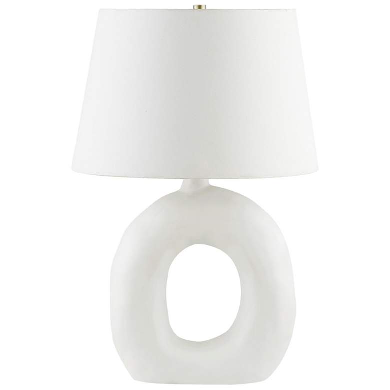 Image 1 Renwil Kalahari 23" High Modern White Ceramic Table Lamp