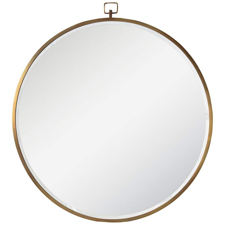 Image 2 Renwil Kassia Bronze Iron 36" Round Wall Mirror