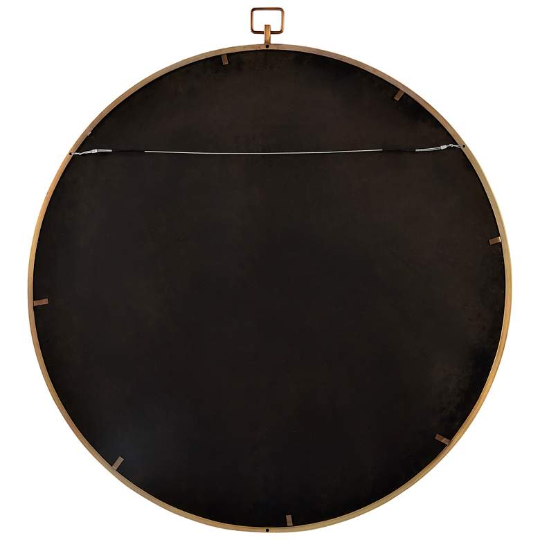 Image 6 Renwil Kassia Bronze Iron 36" Round Wall Mirror more views