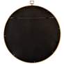 6_Renwil Kassia Bronze Iron 36" x 38 1/2" Round Wall Mirror more views
