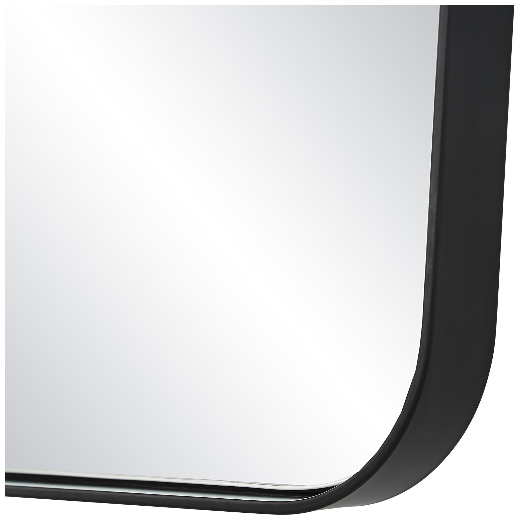 Image 3 Renwil Kateri 28" Tall Irregular Wall Mirror, Black more views