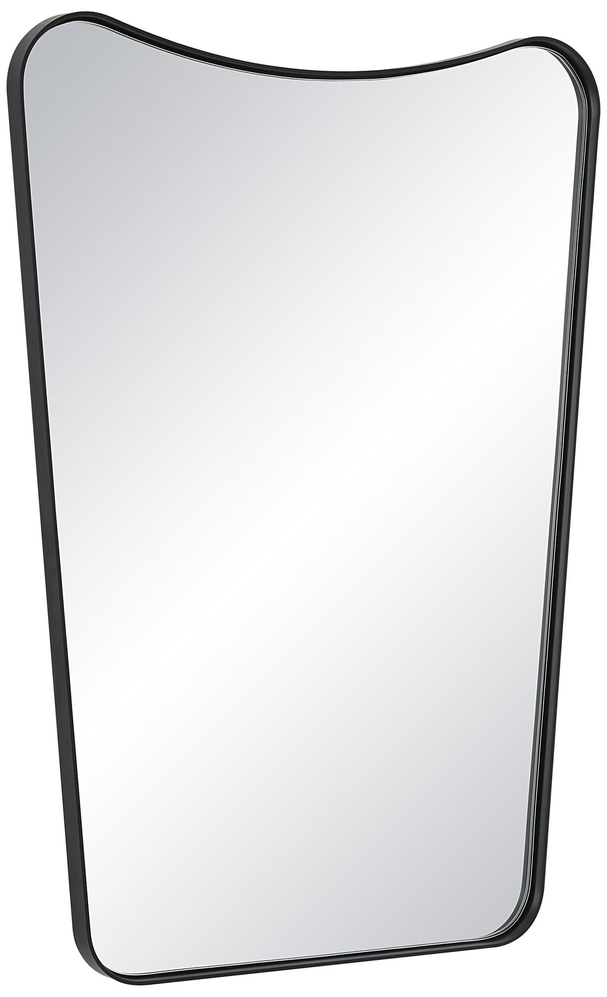 Image 4 Renwil Kateri 28" Tall Irregular Wall Mirror, Black more views