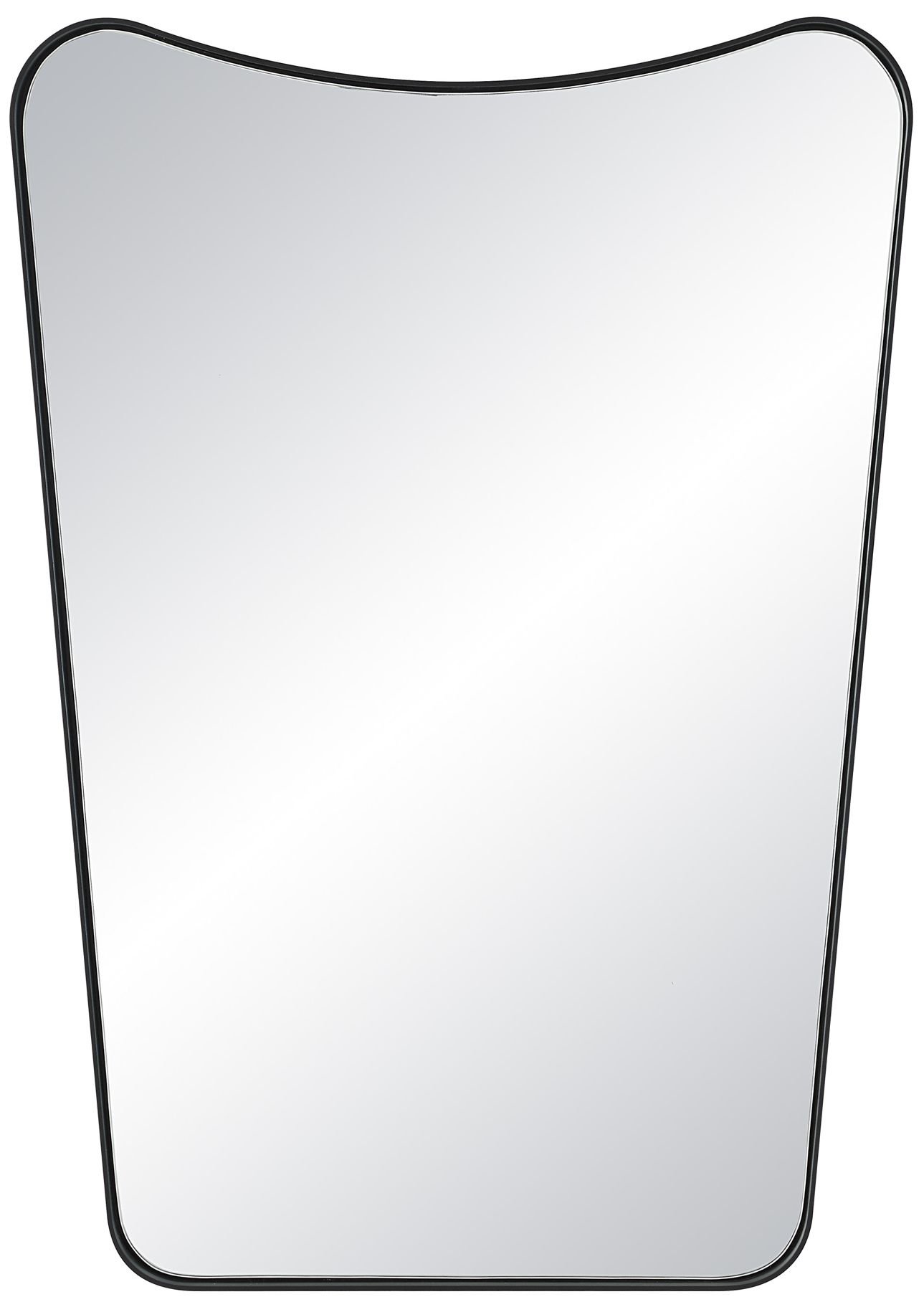Image 2 Renwil Kateri 28" Tall Irregular Wall Mirror, Black more views