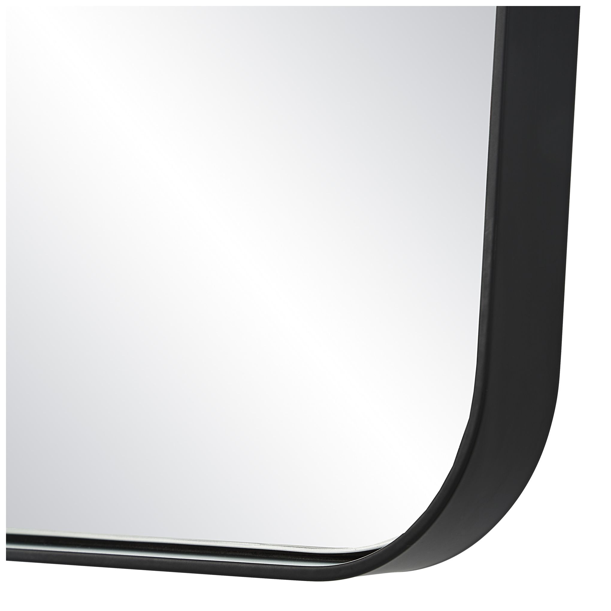 Image 4 Renwil Kateri 28" Tall Irregular Wall Mirror, Black more views