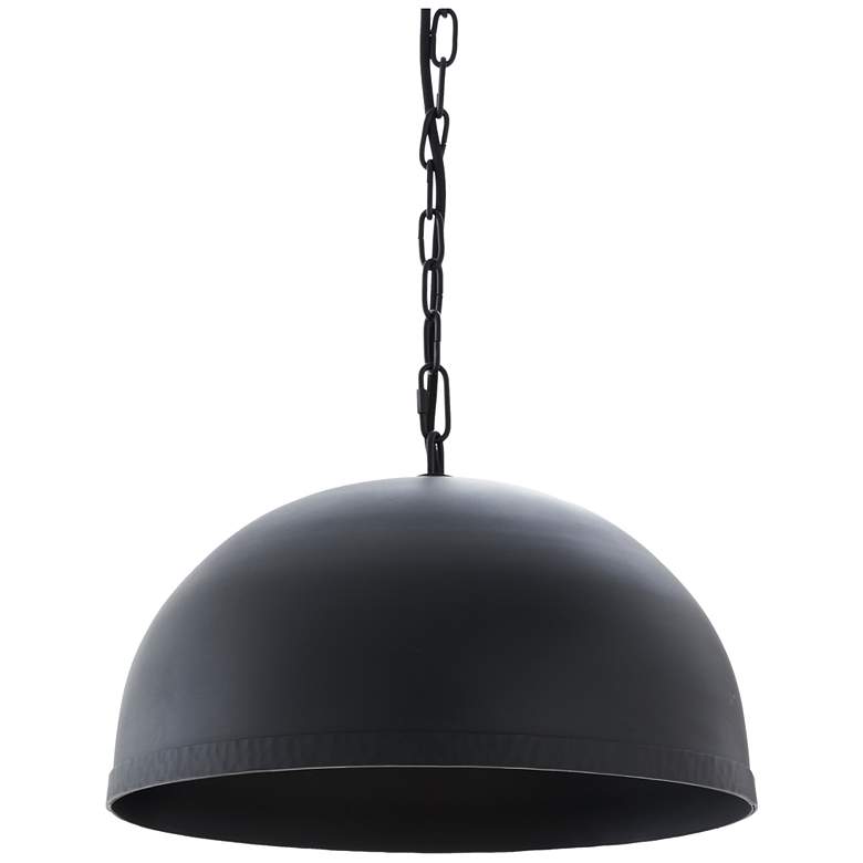 Image 1 Renwil Kochi Iron Matte Black Ceiling Fixture Dia-15.25" x8"H