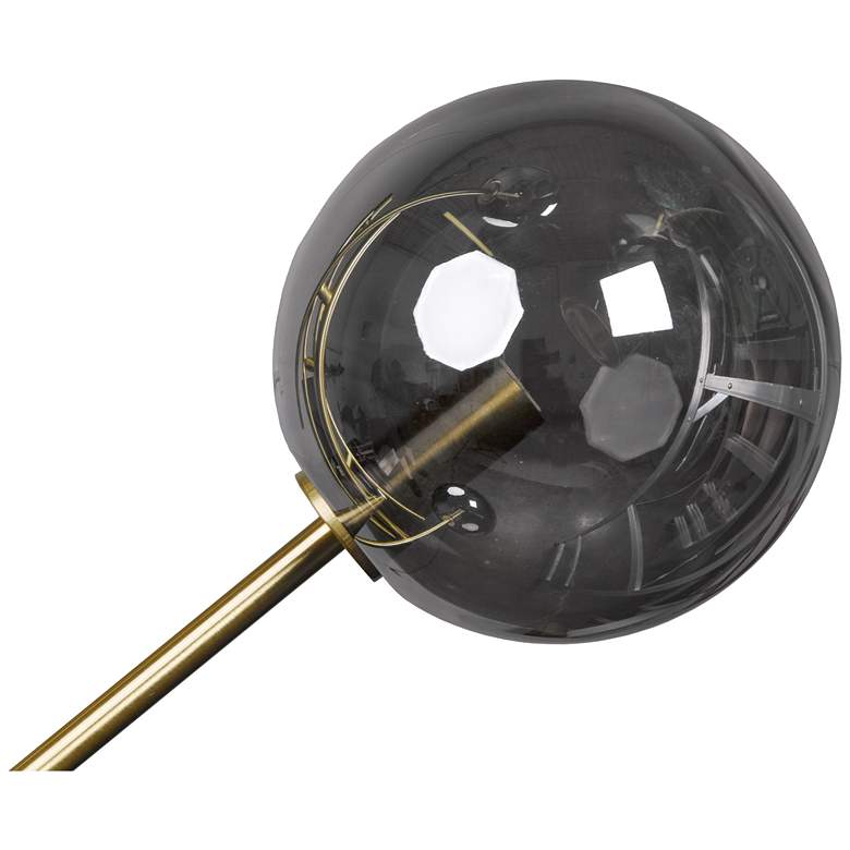 Image 3 Renwil Laylani Black Smokey Glass Globes Ceiling Fixture 28.5x17.5x28.5& more views