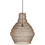 2_Renwil Lighting Gere 16" Wide Modern Gold Mesh Metal Pendant Light
