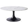 2_Renwil Loveada Matte 35" Wide Matte Black Round Coffee Table