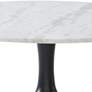 3_Renwil Loveada Matte 35" Wide Matte Black Round Coffee Table more views