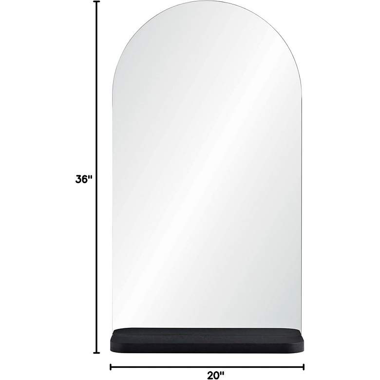 Image 7 Renwil Lucila All Glass Wall Mirror 20 x 36 x 5 more views