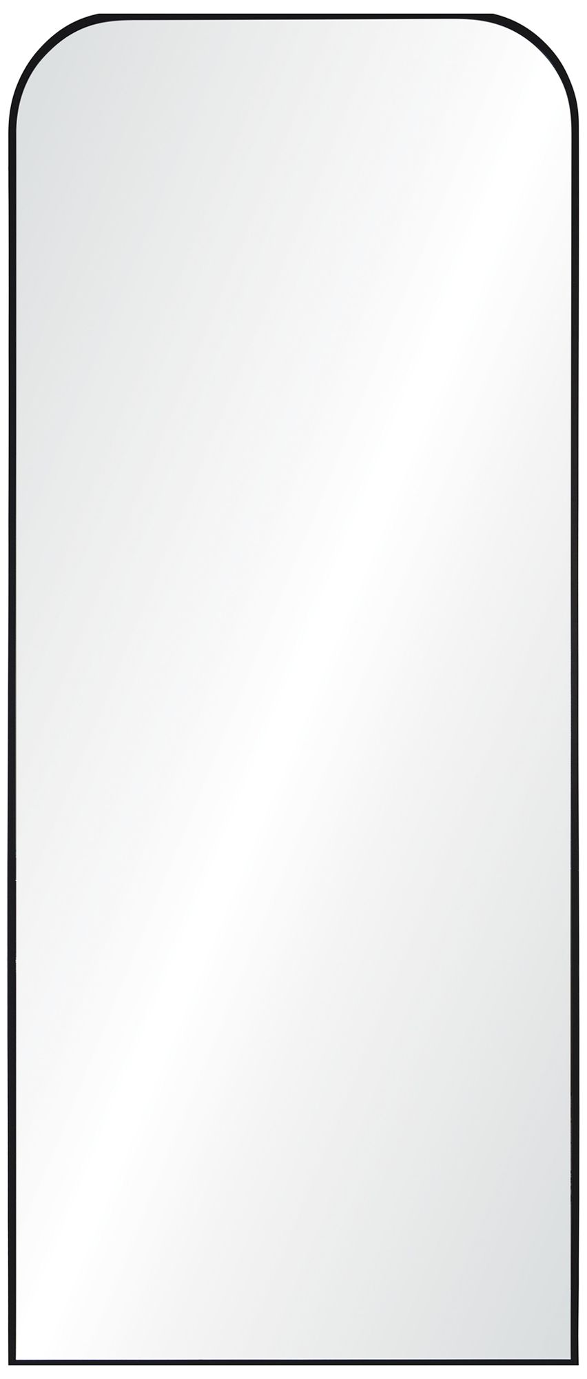 Image 2 Renwil Mandret 72" Tall Irregular Full Length Mirror, Black