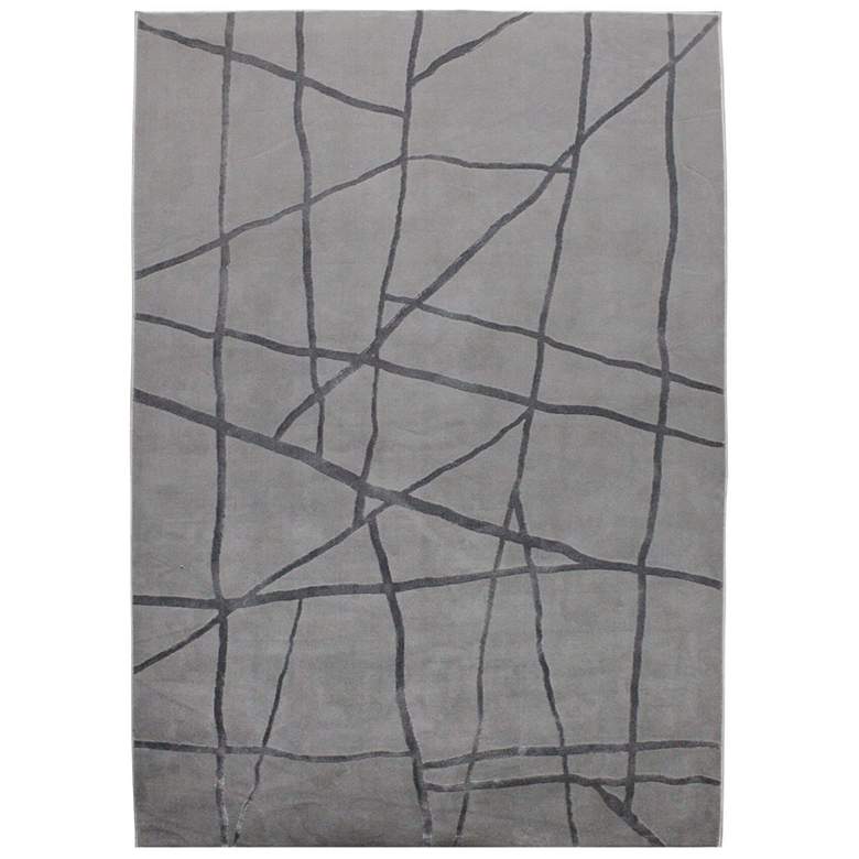 Image 1 Renwil Mantle 5'3"x7'3" Gray Blue Rectangular Area Rug