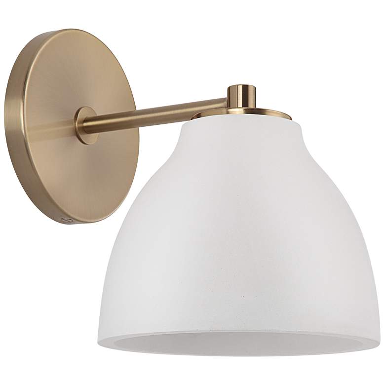 Image 1 Renwil Mazia Plated Burnished Brass Wall Sconce 6.5x8.5x8.5"
