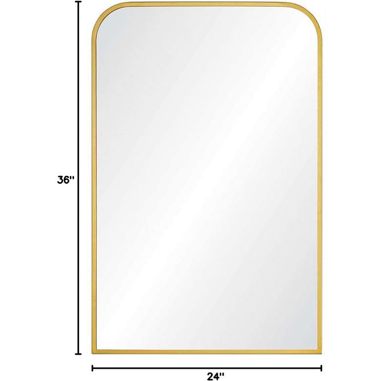 Image 7 Renwil Merrimack Iron Coated Gold Wall Mirror 24 x 36 x 0.5 more views