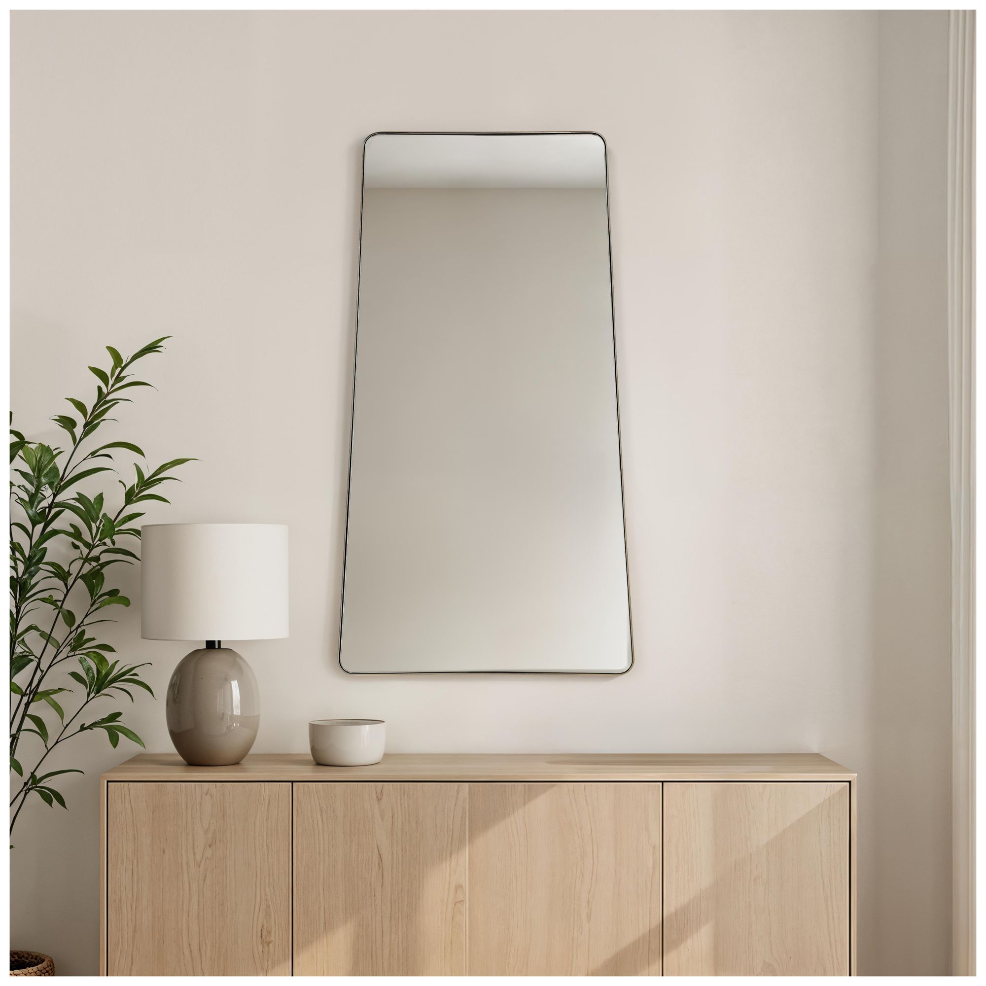 Image 2 Renwil Miley 40" H x 22" W Wall Mirror, Yellow more views