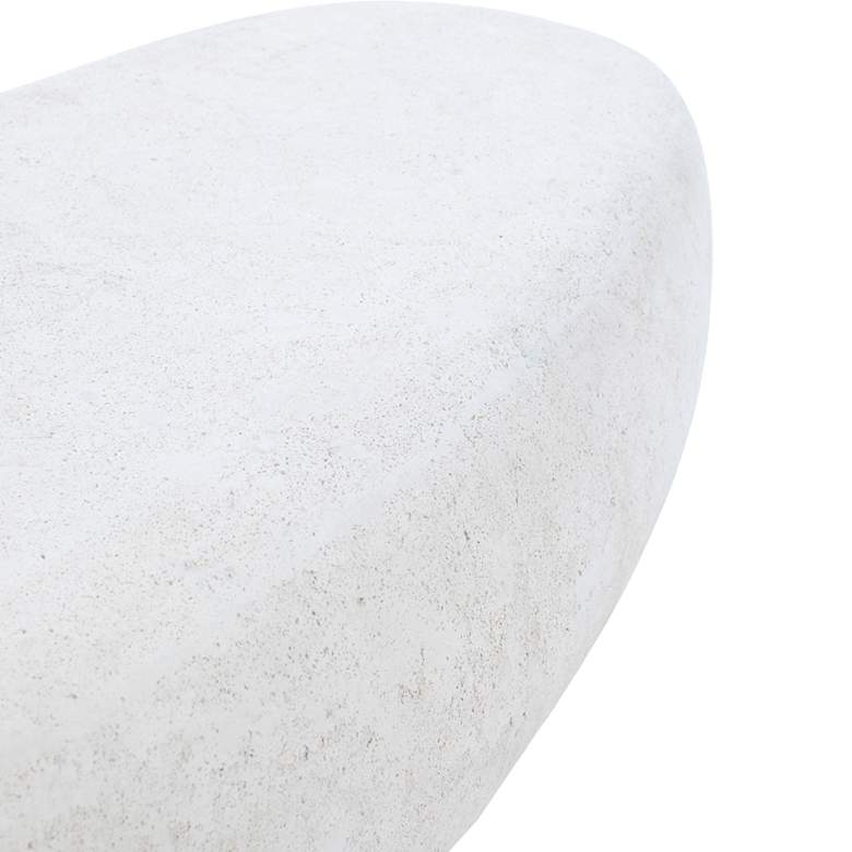 Image 4 Renwil Minda 46 3/4" Wide Natural Stone Indoor/Outdoor Bench more views