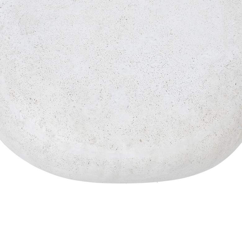 Image 5 Renwil Minda 46 3/4" Wide Natural Stone Indoor/Outdoor Bench more views