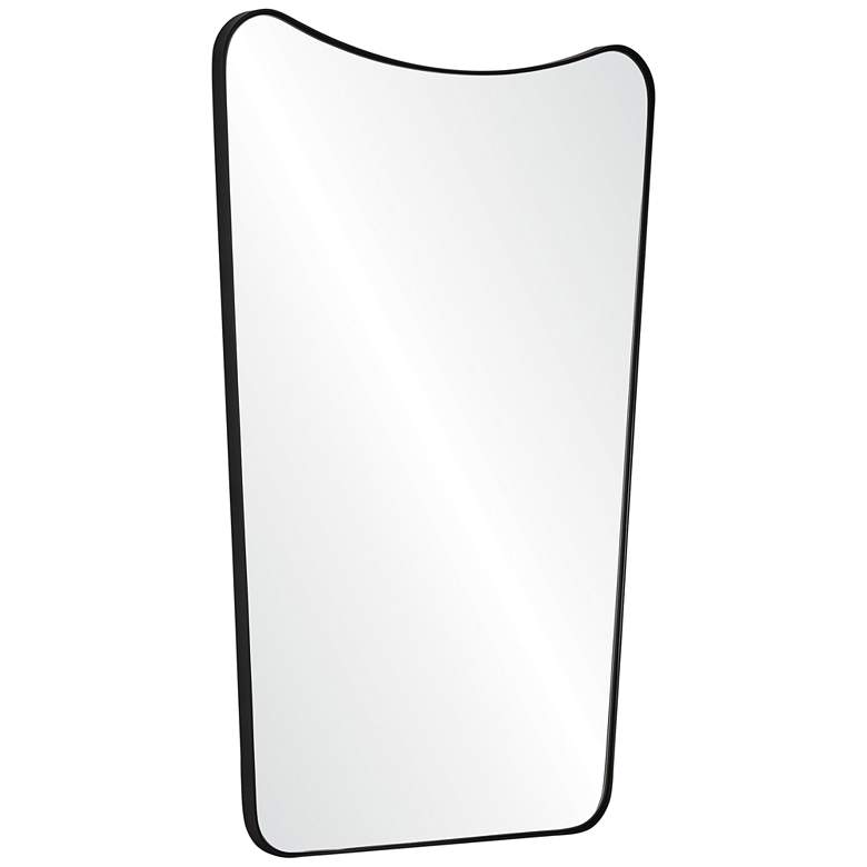 Image 4 Renwil Nashua Matte Black Iron 24" x 36" Angled Wall Mirror more views
