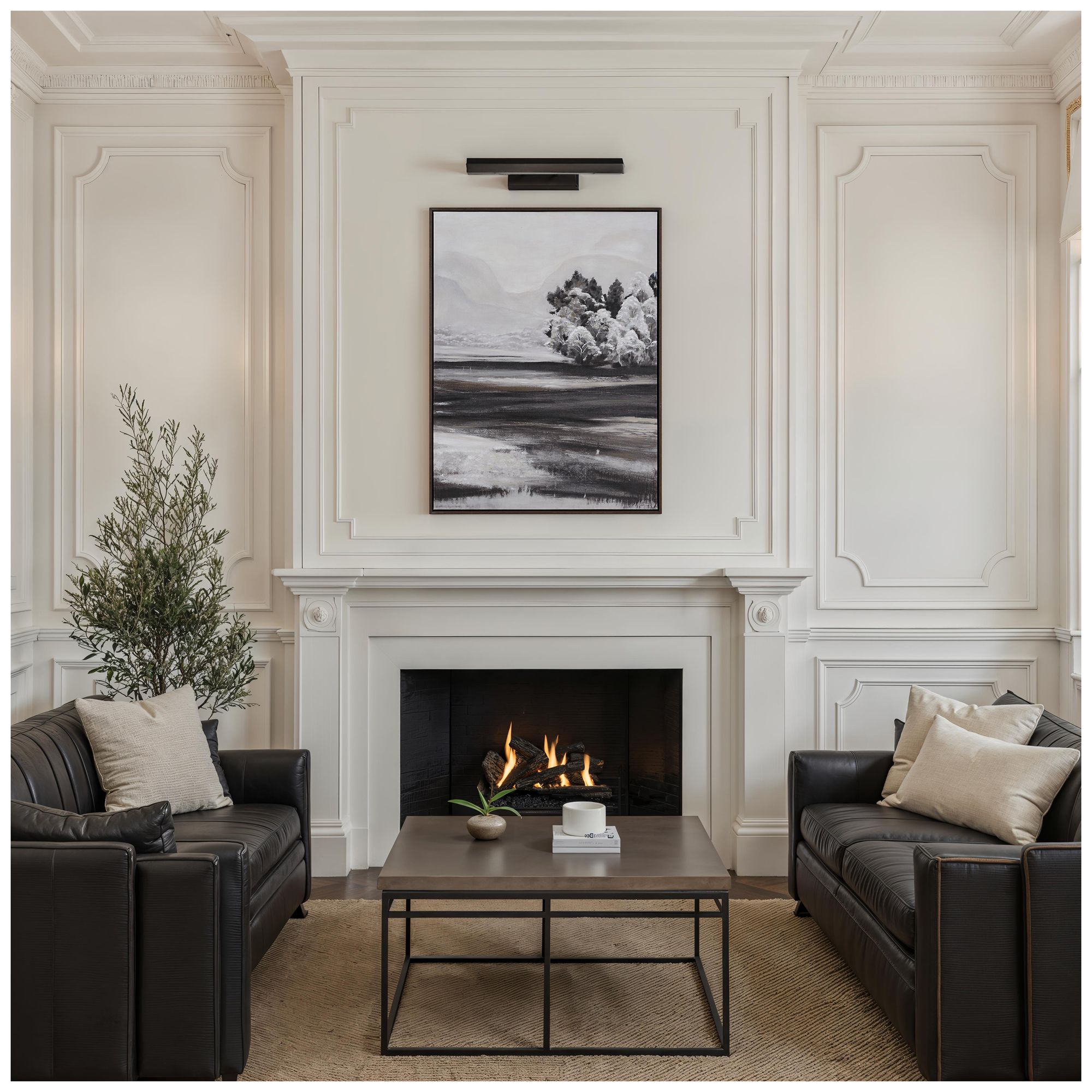 Image 3 Renwil Nea 4.5" Height Wall Sconces, Plated Dark Bronze more views