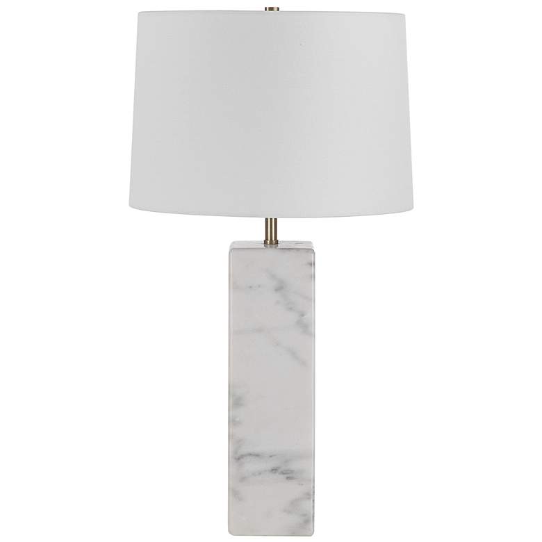 Image 1 Renwil Nyon 27 1/4" High Modern White Natural Marble Table Lamp