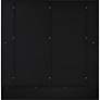 Renwil Otavi Matte Black Iron 35" Square Shelf Wall Mirror