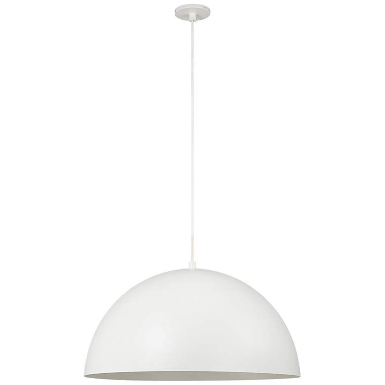Image 1 Renwil Ozona Aluminum Matte Off-White Ceiling Fixture Dia-27.5x13.5"H