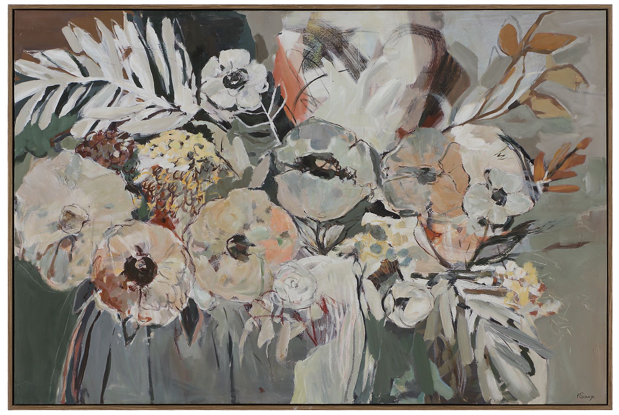 Image 2 Renwil Paine 40" H x 60" W Canvas Art