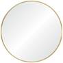 2_Renwil Parga Iron Satin Brass Wall Mirror Dia-36 x 0.5
