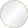 Renwil Parga Iron Satin Brass Wall Mirror Dia-36 x 0.5