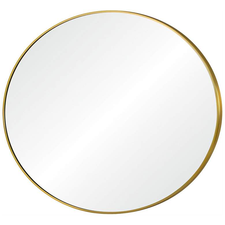 Image 4 Renwil Parga Iron Satin Brass Wall Mirror Dia-36 x 0.5 more views