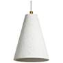 Renwil Paula Terrazzo Off-White with Speckles Ceiling Fixture Dia-7x10&