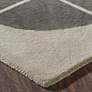 2_Renwil Perseverance 5'3"x7'3" Oatmeal Charcoal Wool Rug more views