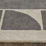 3_Renwil Perseverance 5'3"x7'3" Oatmeal Charcoal Wool Rug more views