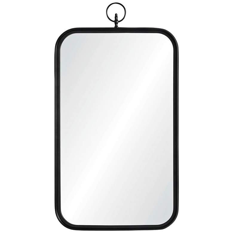 Image 1 Renwil Priscilla Iron Matte Black Wall Mirror 22 x 39.5 x 1