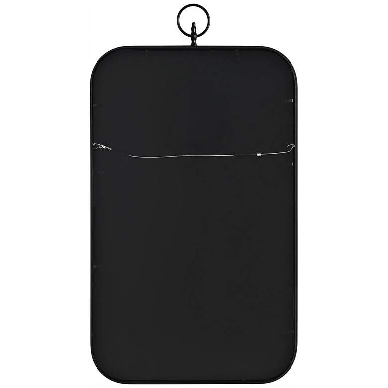 Image 5 Renwil Priscilla Iron Matte Black Wall Mirror 22 x 39.5 x 1 more views