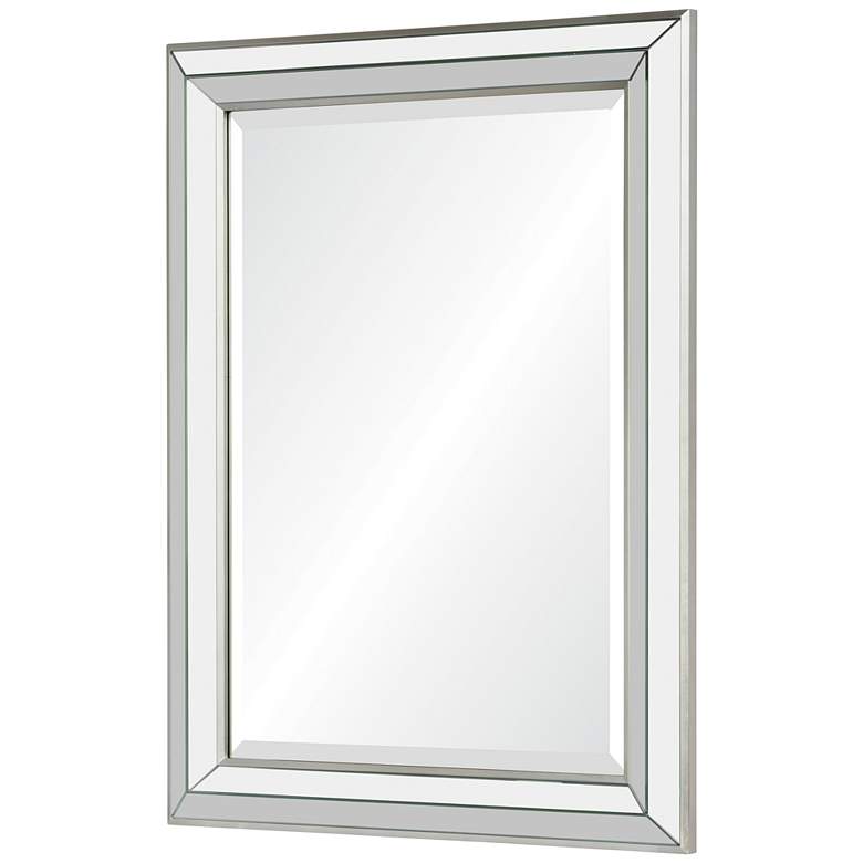 Image 3 Renwil Quite 30" x 40" Silver Leaf Rectangular Wall Mirror more views