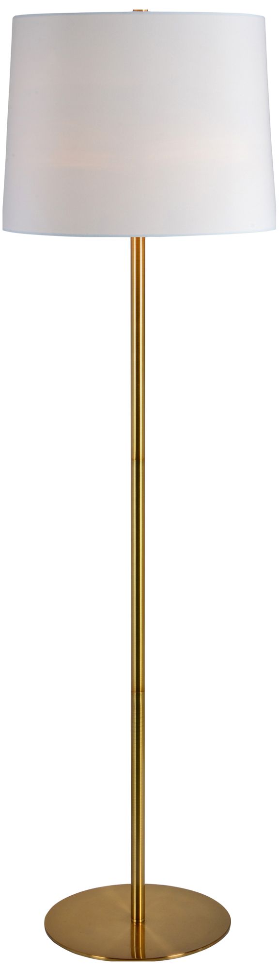 Renwil Radison 60" Length Floor lamp, Antique Brass