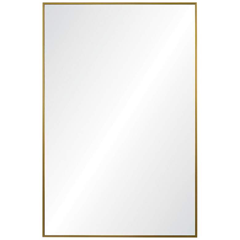 Image 2 Renwil Raydon Iron Satin Brass Wall Mirror 24 x 36 x 0.5
